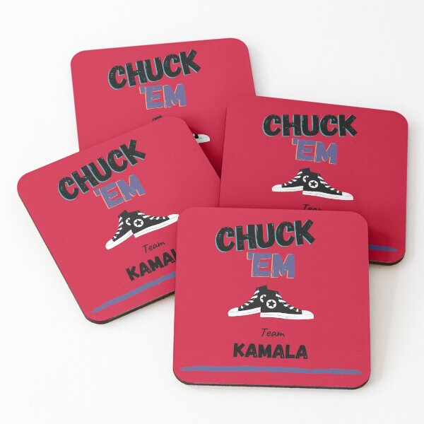 Item preview, Chuck 'em Team Kamala designed and sold by Hey-Nice-Shirt.