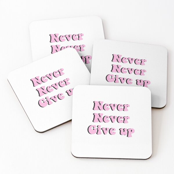 Item preview, Never give up designed and sold by DesignsByJaz.