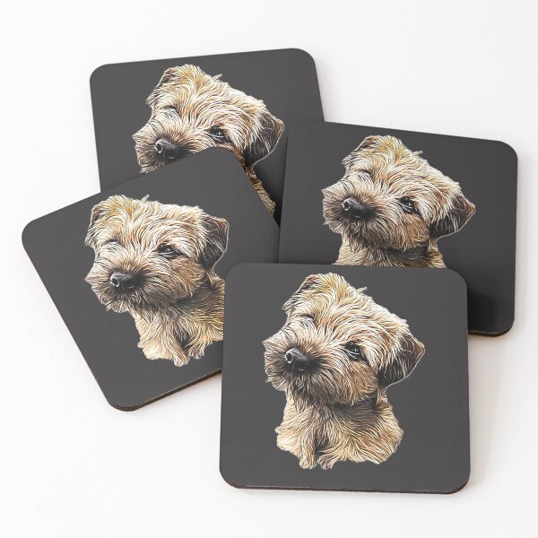 Item preview, Border Terrier Cute Puppy Dog designed and sold by ElegantCat.