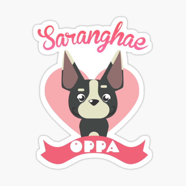 Artikel-Vorschau von saranghae oppa.puppy, designt und verkauft von doctors-apparel.