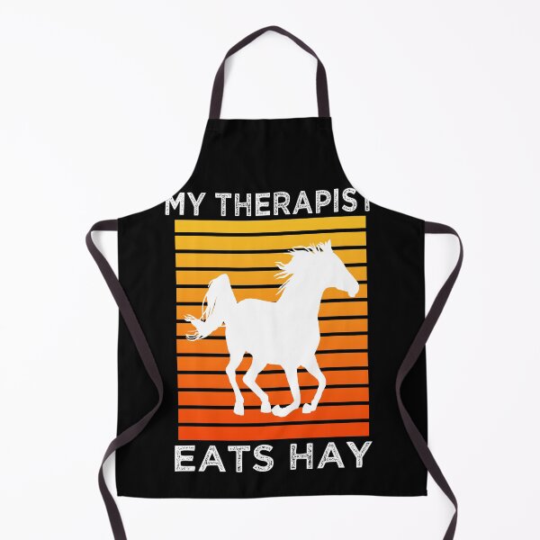 Artikelvorschau, Mein Therapeut isst Hay Funny Horse entworfen und verkauft von azmndesigns.
