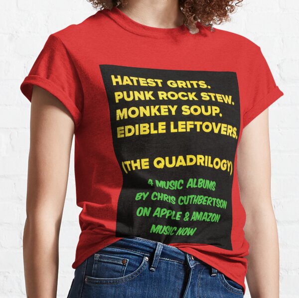25th Unique T-Shirt design by British Singer/Songwriter Chris Cuthbertson Classic T-Shirt