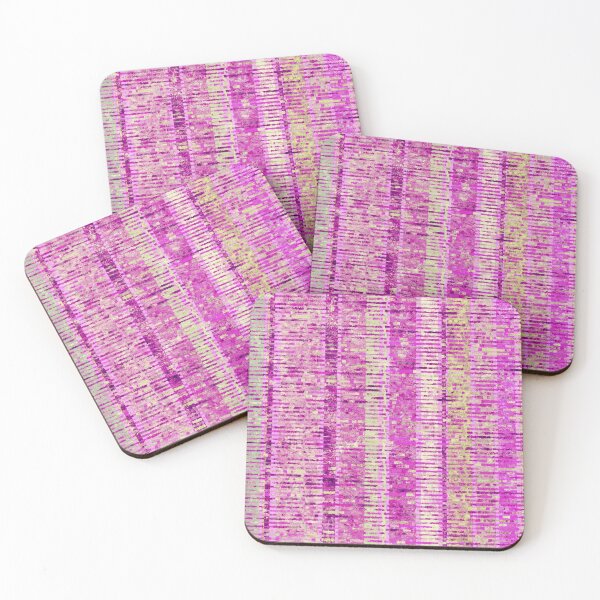 Item preview, Rayas fragmentadas, rosa fuerte designed and sold by Palifino.