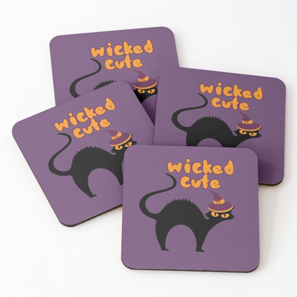 Item preview, Wicked Cute Black cat designed and sold by maxine cunanan.