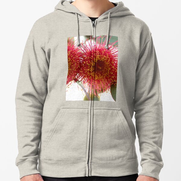 Corymbia ficifolia Red flowering Gum Zipped Hoodie