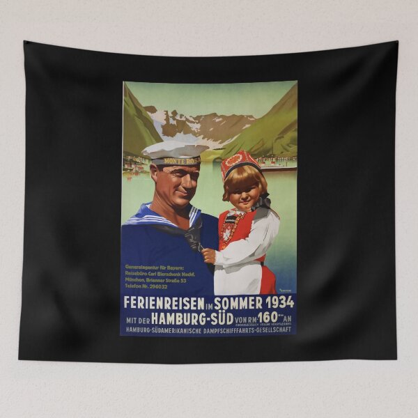 Item preview, Sommer 1934 retro poster designed and sold by CorasPosters.