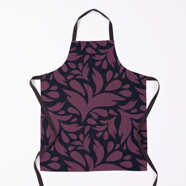 Item preview, Purple and Dark Blue vintage plant pattern designed and sold by floraaplus.