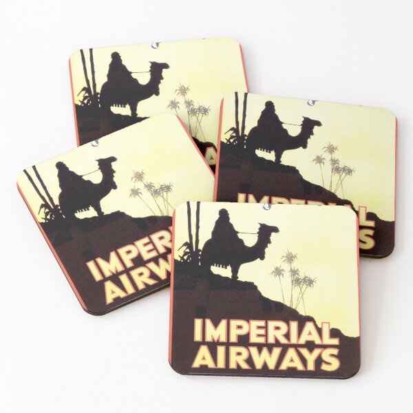 Item preview, IMPERIAL AIRWAYS England Egypt India Airplanes Vintage Travel designed and sold by retroposters.