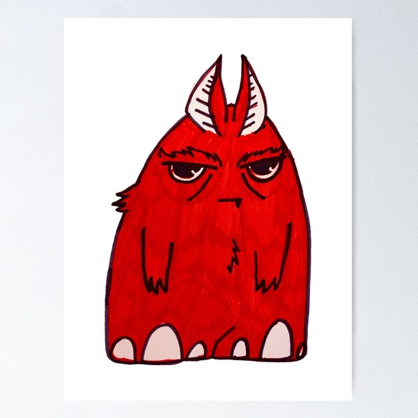 Item preview, Little Red Monster designed and sold by Spooks2020.