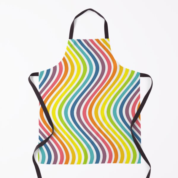 Item preview, Colorful Wavy Lines Pattern designed and sold by The Masked Designer.