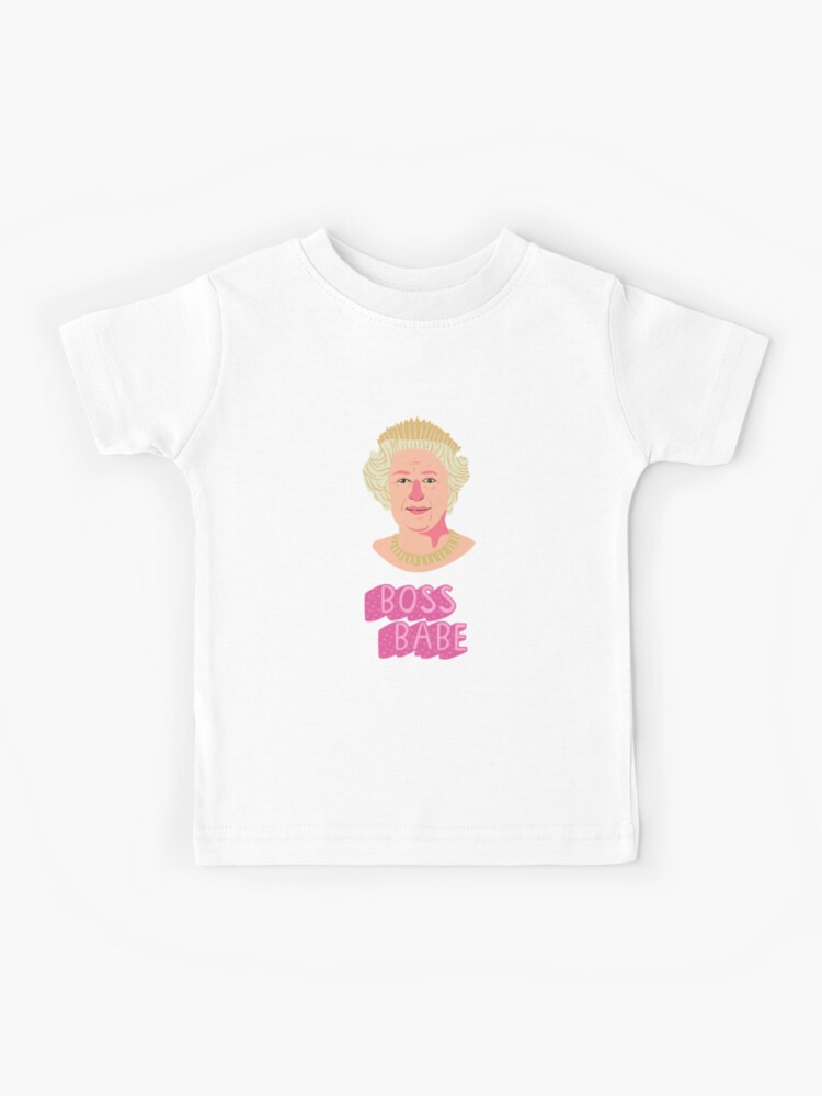 T Shirt Enfant Patron Bebe Yas Reine Impression De La Fierte De La Reine Elizabeth Par Melbournegirl Redbubble