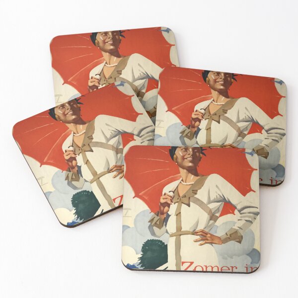 Item preview, Zomer in Duitsland retro poster designed and sold by CorasPosters.