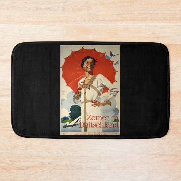 Item preview, Zomer in Duitsland retro poster designed and sold by CorasPosters.