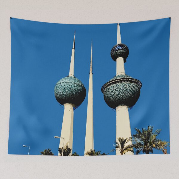 Item preview, Beautiful View of Iconic Landmark Towers in Kuwait designed and sold by ShopieHome.