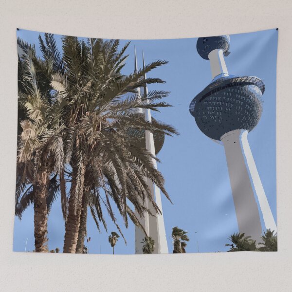 Item preview, Iconic Landmark Towers in Kuwait designed and sold by ShopieHome.