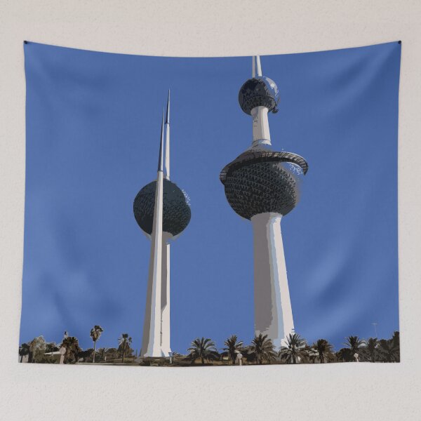Item preview, Iconic Landmark Towers in Kuwait City designed and sold by ShopieHome.