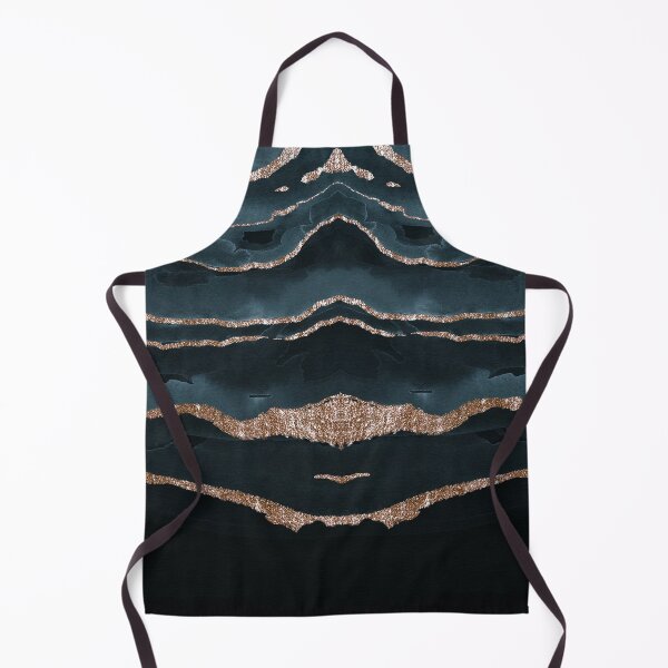 Item preview, Abstract Watercolor with Rose Gold Wave Lining designed and sold by KA DESIGNS.