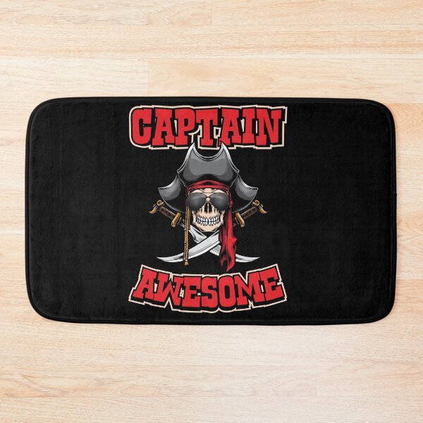 Item preview, Captain Awesome Funny Pirate Tees for Men and Women designed and sold by shirti.