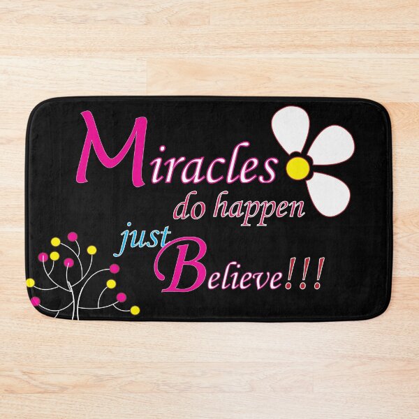 Item preview, Miracles Do Happen Just Believe designed and sold by Nisha Prabhu.