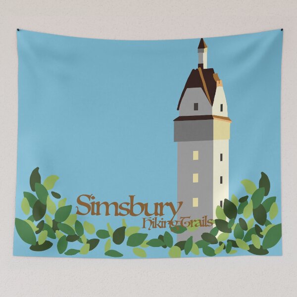Item preview, Simsbury Hiking Trails designed and sold by rachelsuli.