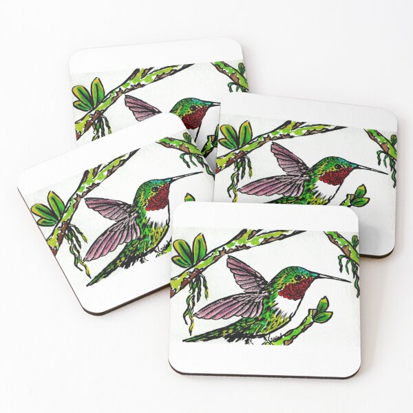Item preview, Tropical Hummingbird  designed and sold by AdelaReuscher.