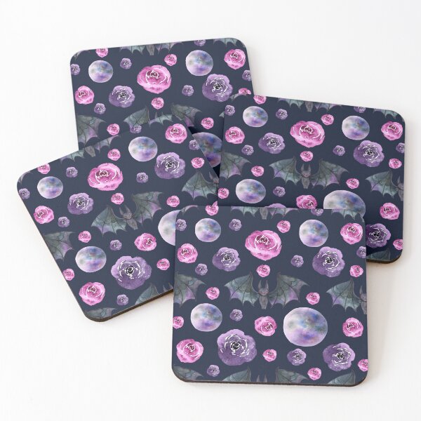 Item preview, Flowers and Bats designed and sold by Color Me F*@k!ng Happy.