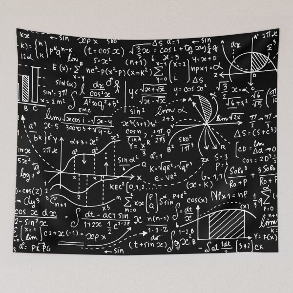 Item preview, Amazing World Of Mathematics Monochrome designed and sold by Vector Scout Lab.