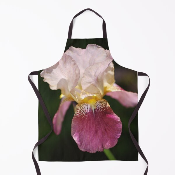 Item preview, Bearded Iris Medium Pink Bloom designed and sold by Joy Watson - Natural Light Photography .