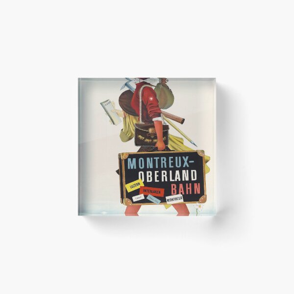 Item preview, Montreaux retro poster designed and sold by CorasPosters.