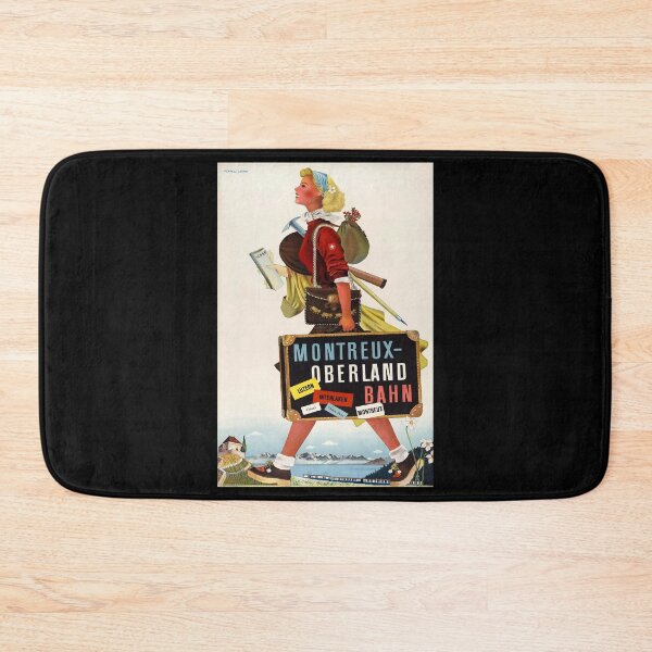 Item preview, Montreaux retro poster designed and sold by CorasPosters.
