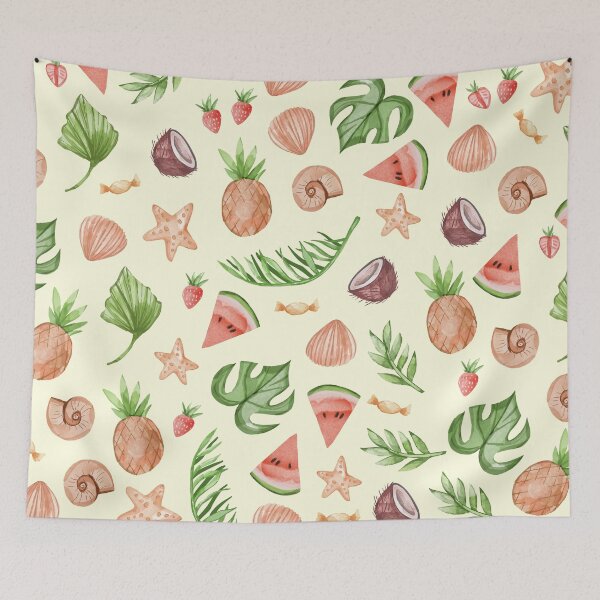 Item preview, Tropical Summer Fruits designed and sold by Vector Scout Lab.