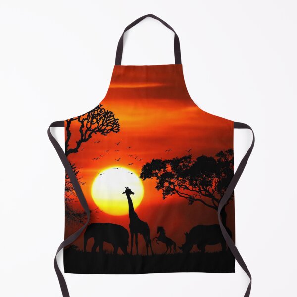Item preview, Wild Animals on African Savanna Sunset designed and sold by stareongroup.