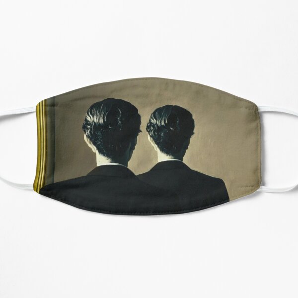 Not to Be Reproduced by René Magritte Flat Mask