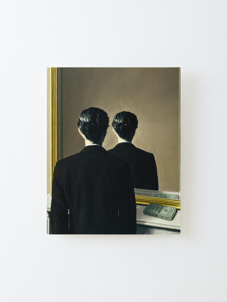 Alternate view of Not to Be Reproduced by René Magritte Mounted Print