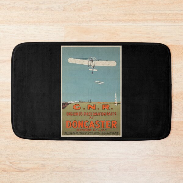 Item preview, Doncaster retro poster designed and sold by CorasPosters.