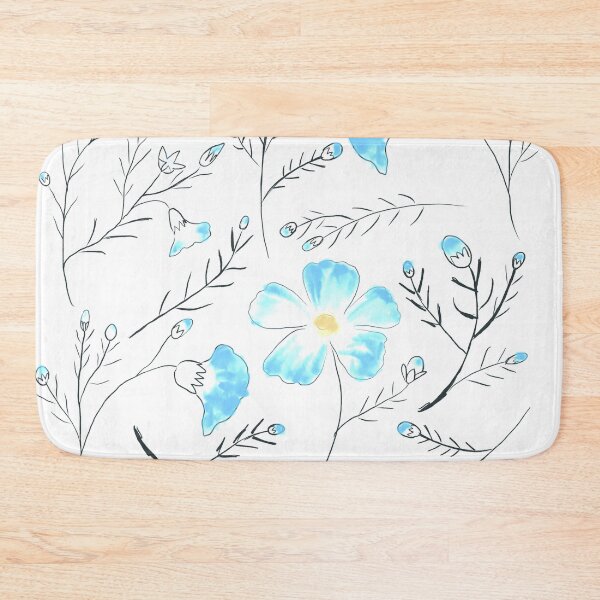 Item preview, Blue Flax Flowers designed and sold by PopwheelArt.