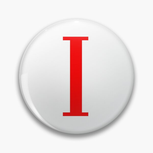 Item preview, Alfabeto "I" DISEÑO EN COLOR ROJO designed and sold by jasoncj.