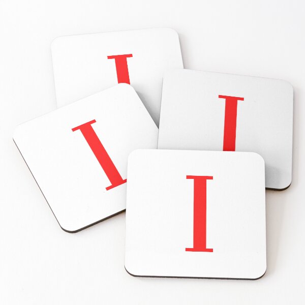 Item preview, Alfabeto "I" DISEÑO EN COLOR ROJO designed and sold by jasoncj.