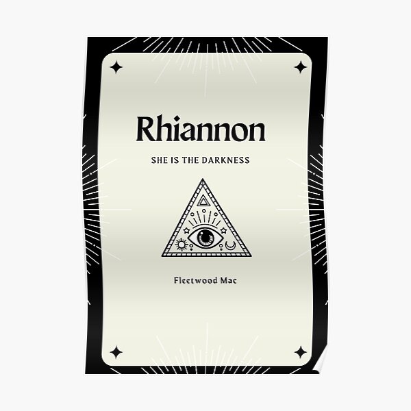 Rhiannon Occult Poster  Poster