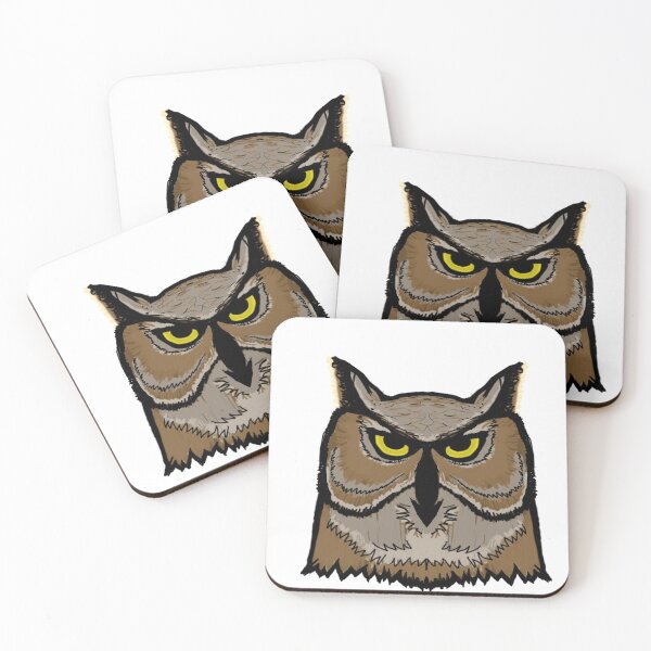 Item preview, Bright Great Horned Owl designed and sold by StevenElliot.