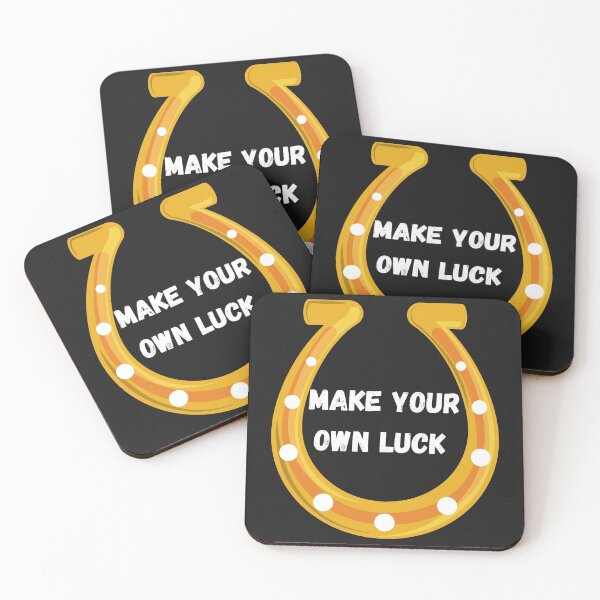 Item preview, Make Your Own Luck White designed and sold by DarkHumorstore.