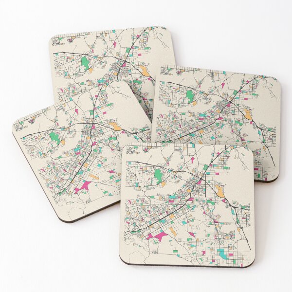 Item preview, Riverside, California Street Map designed and sold by A Deniz Akerman.
