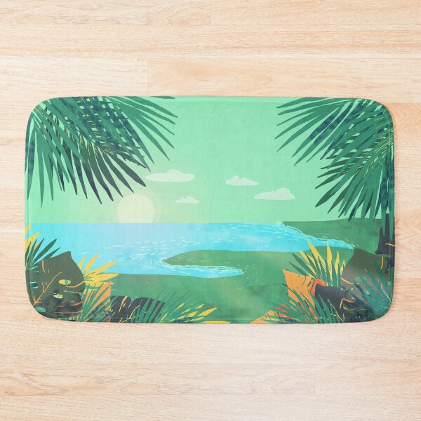 Item preview, Beautiful Summer Tropical Landscape designed and sold by Vector Scout Lab.