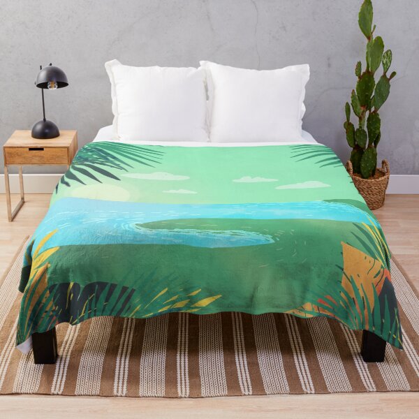 Item preview, Beautiful Summer Tropical Landscape designed and sold by Vector Scout Lab.