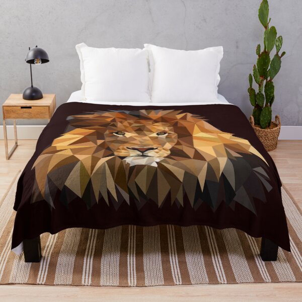Item preview, Low poly art of King of animals- Lion designed and sold by DBkaushal.