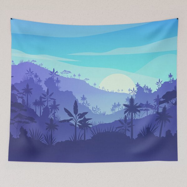 Item preview, Tropical Landscape designed and sold by Vector Scout Lab.