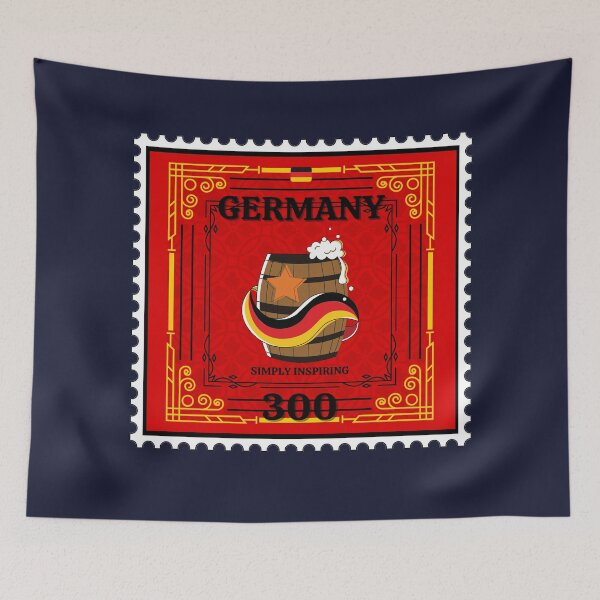 Item preview, Simply Inspiring German Oktober Fest Travel Stamp designed and sold by TheJoeyStudio.