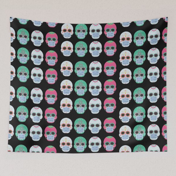 Item preview, Calavera Skull With Facemask  halloween pack 1 designed and sold by unclejab.