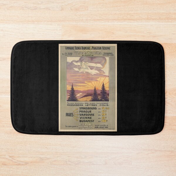 Item preview, Franco-Roumanie retro poster designed and sold by CorasPosters.