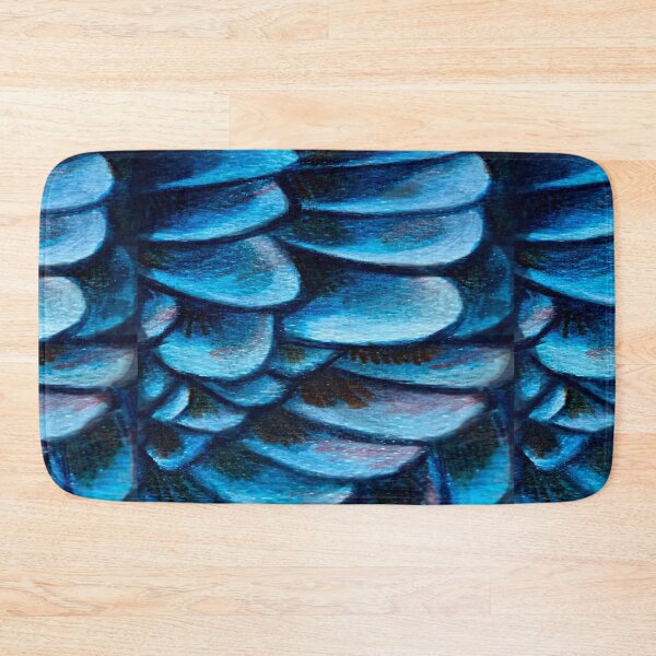 Item preview, Dragon Scales Blue Two designed and sold by Lynn Harriet.